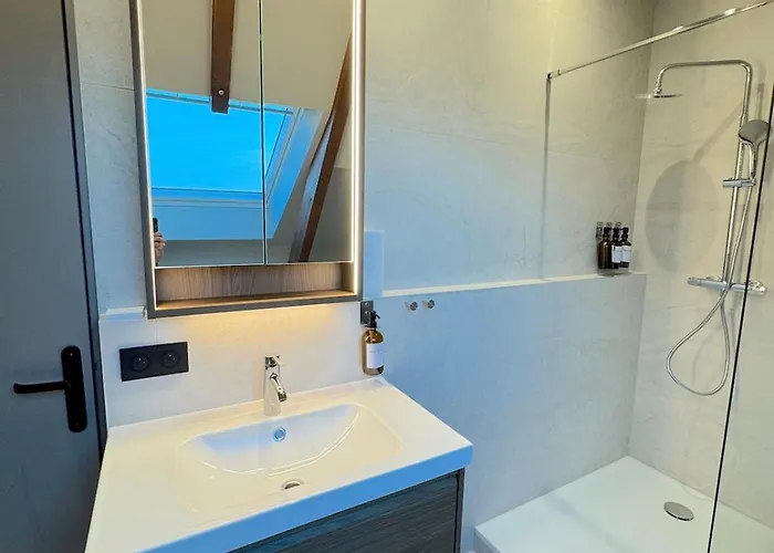 Duplex Contemporain Et Confort Lägenhet *